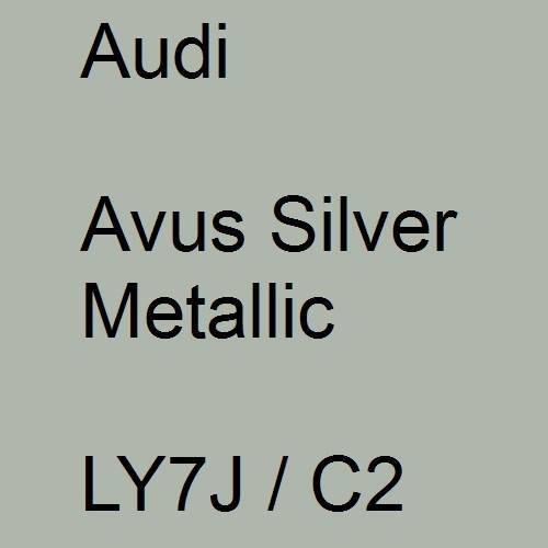 Audi, Avus Silver Metallic, LY7J / C2.